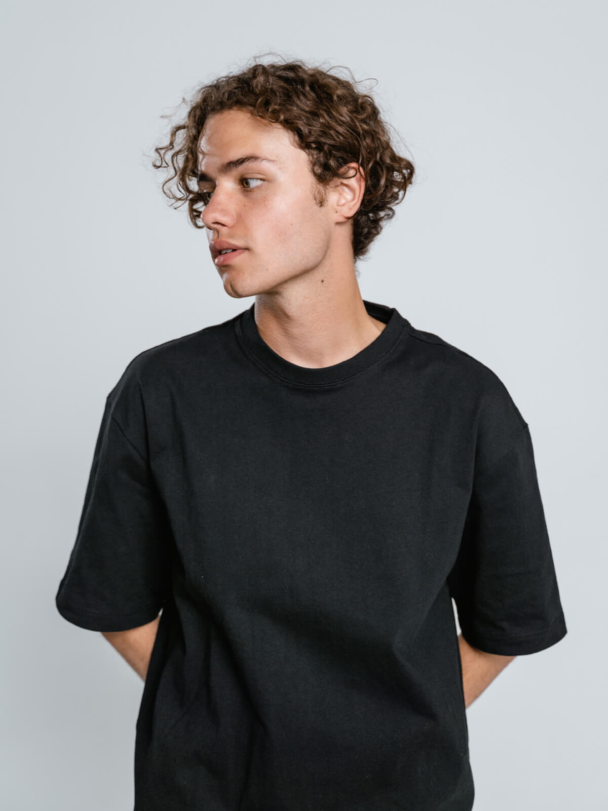 Black oversized t-shirt