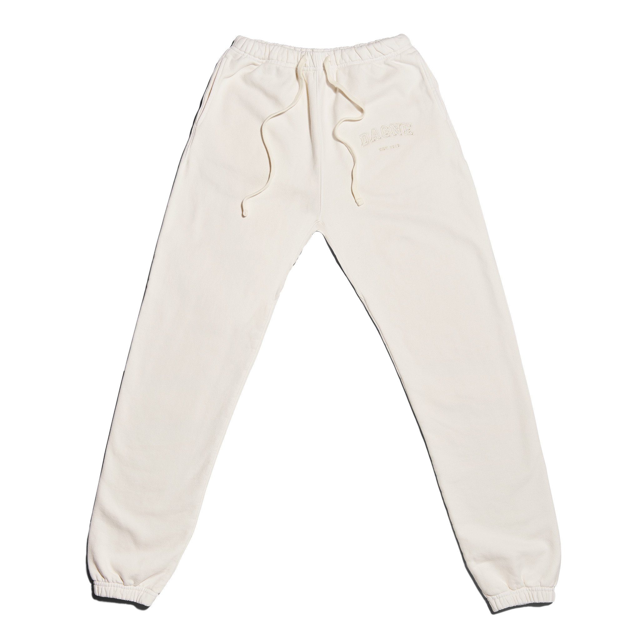 Varsity Logo Sweatpants in Moonbeam. 3X