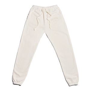 Varsity Logo Sweatpants in Moonbeam. XL