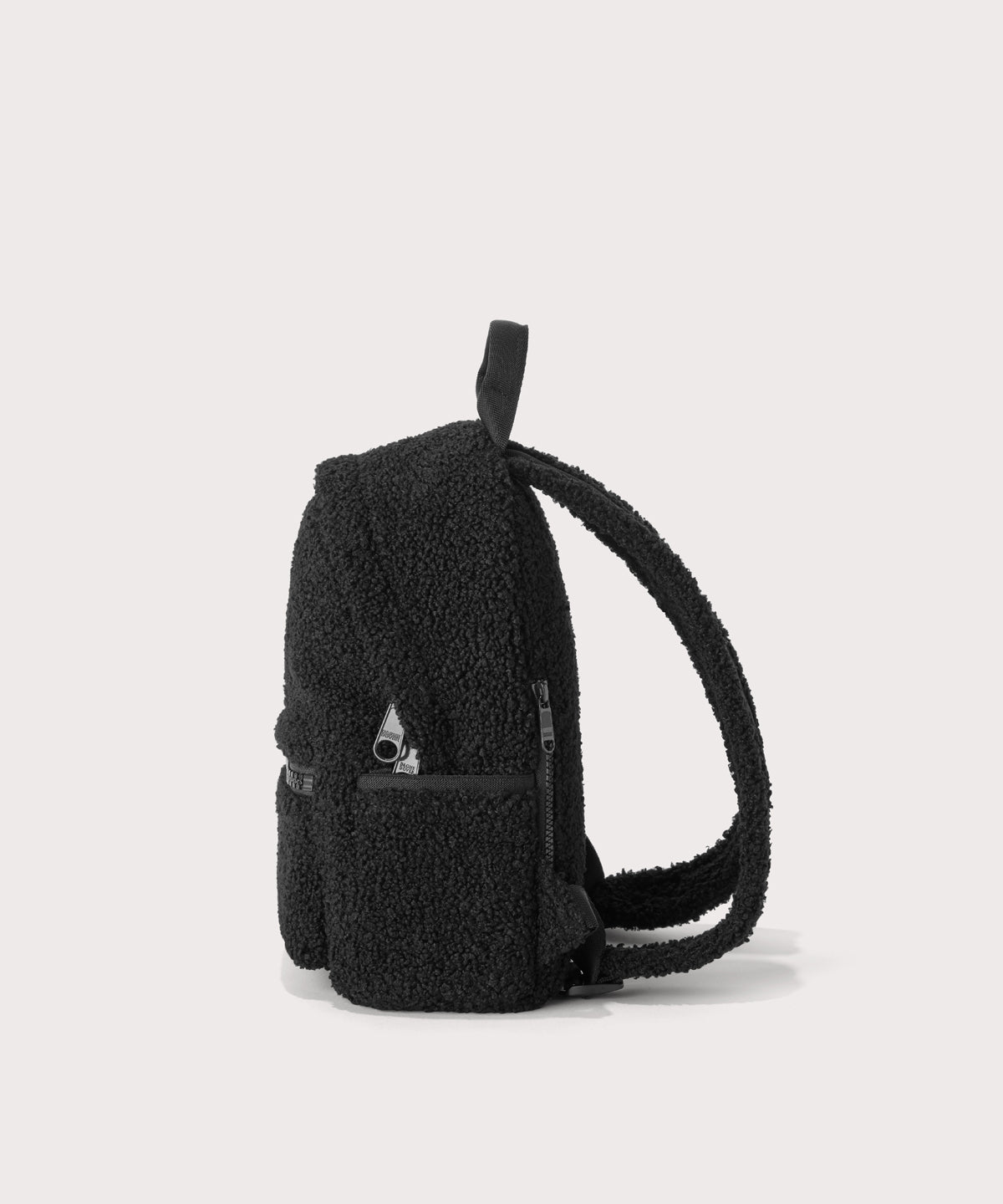 Dakota Backpack in Onyx Shearling . Small - Image 5