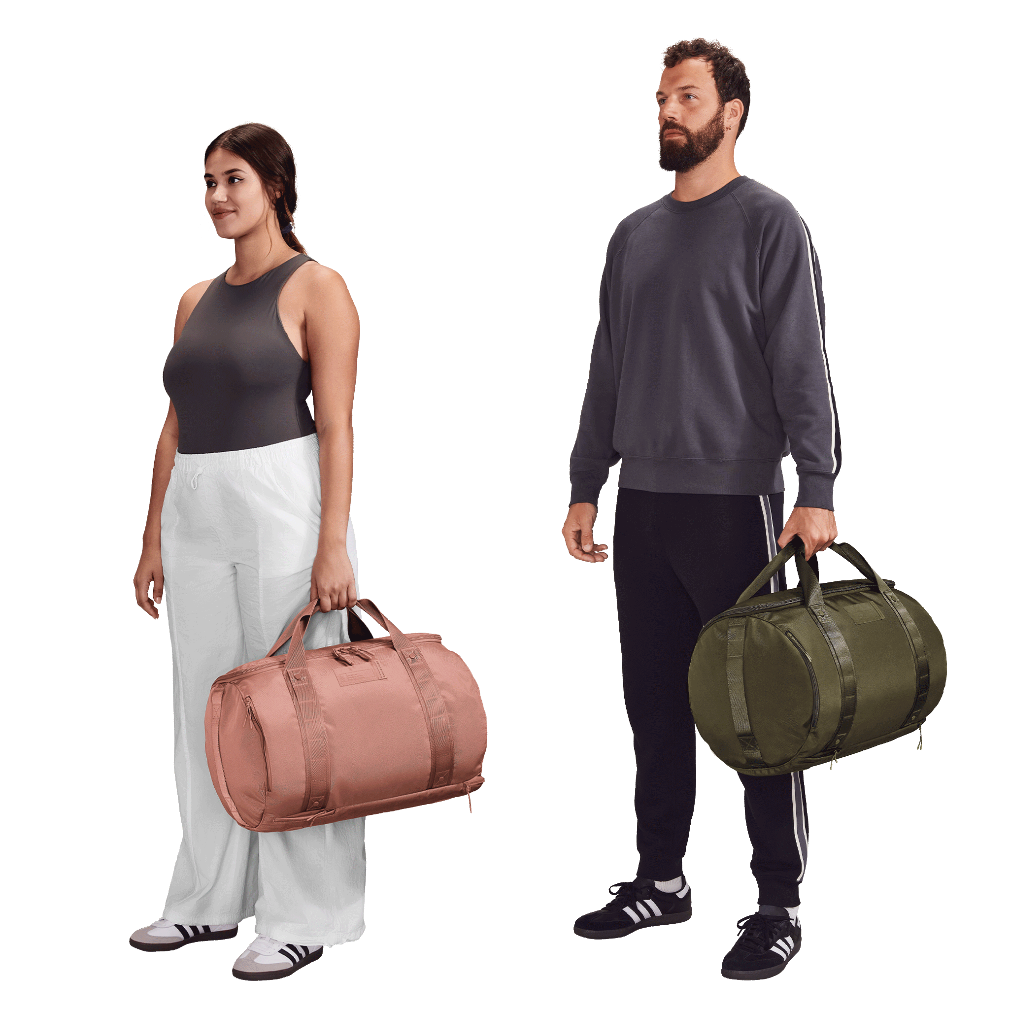 Denver Convertible Duffle in Ash. Large - Image 9