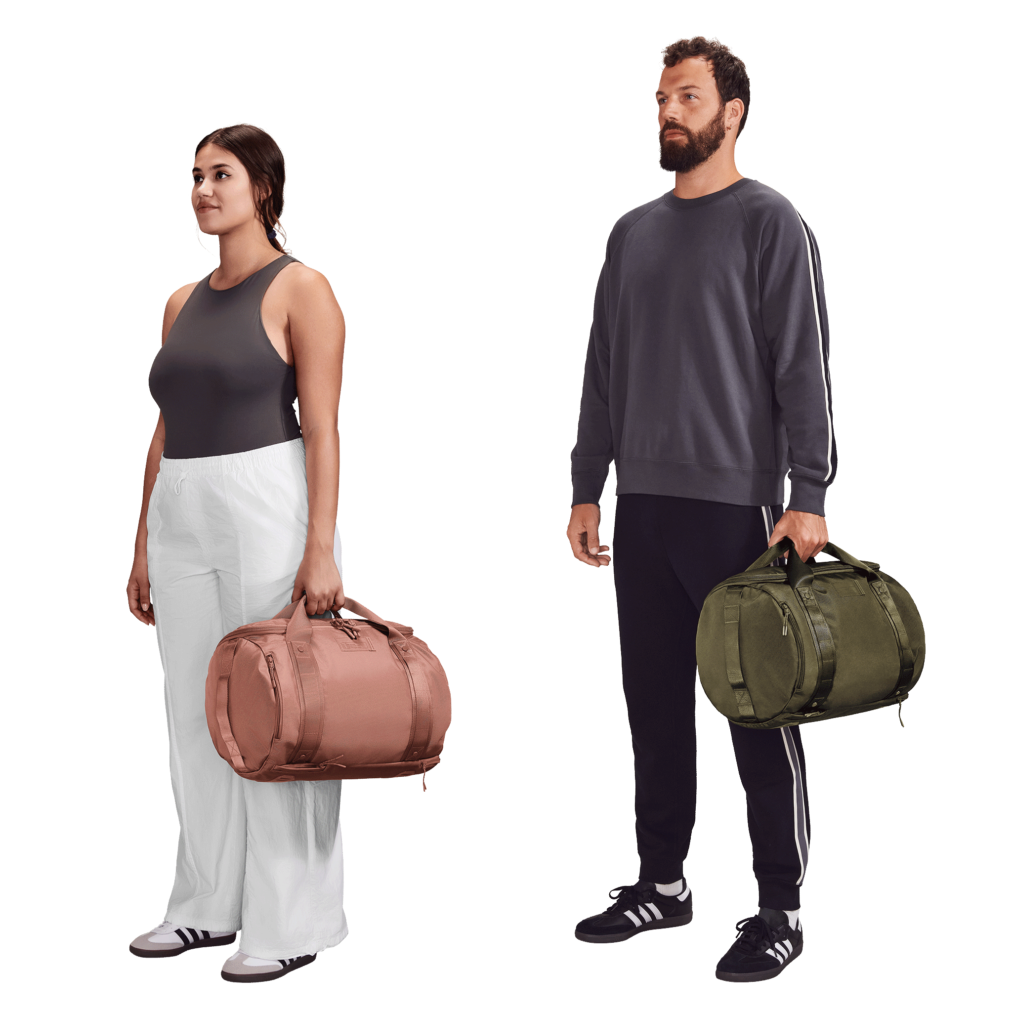 Denver Convertible Duffle in Warm Dust. Medium - Image 9