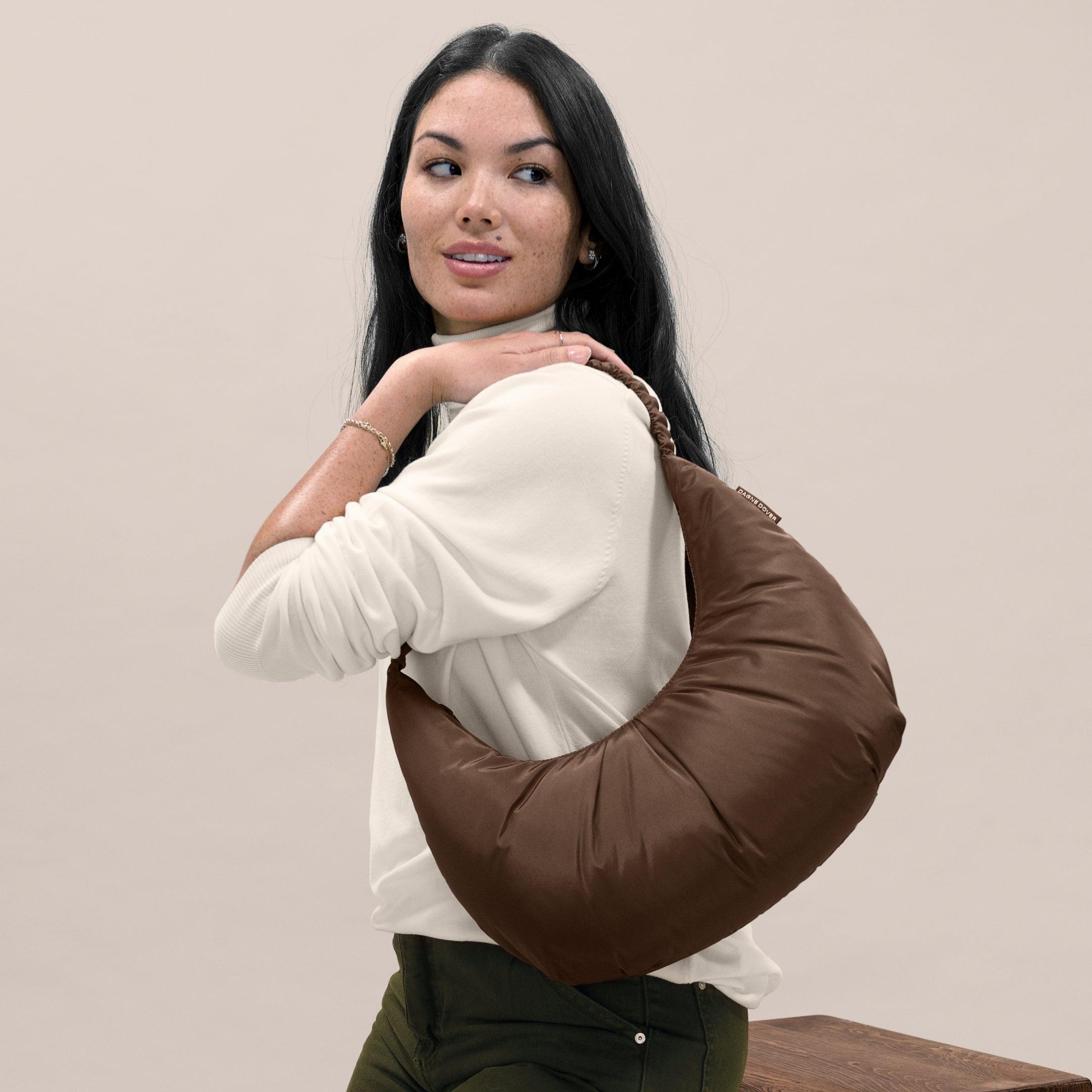 Rider Shoulder Bag in Onyx - Image 7