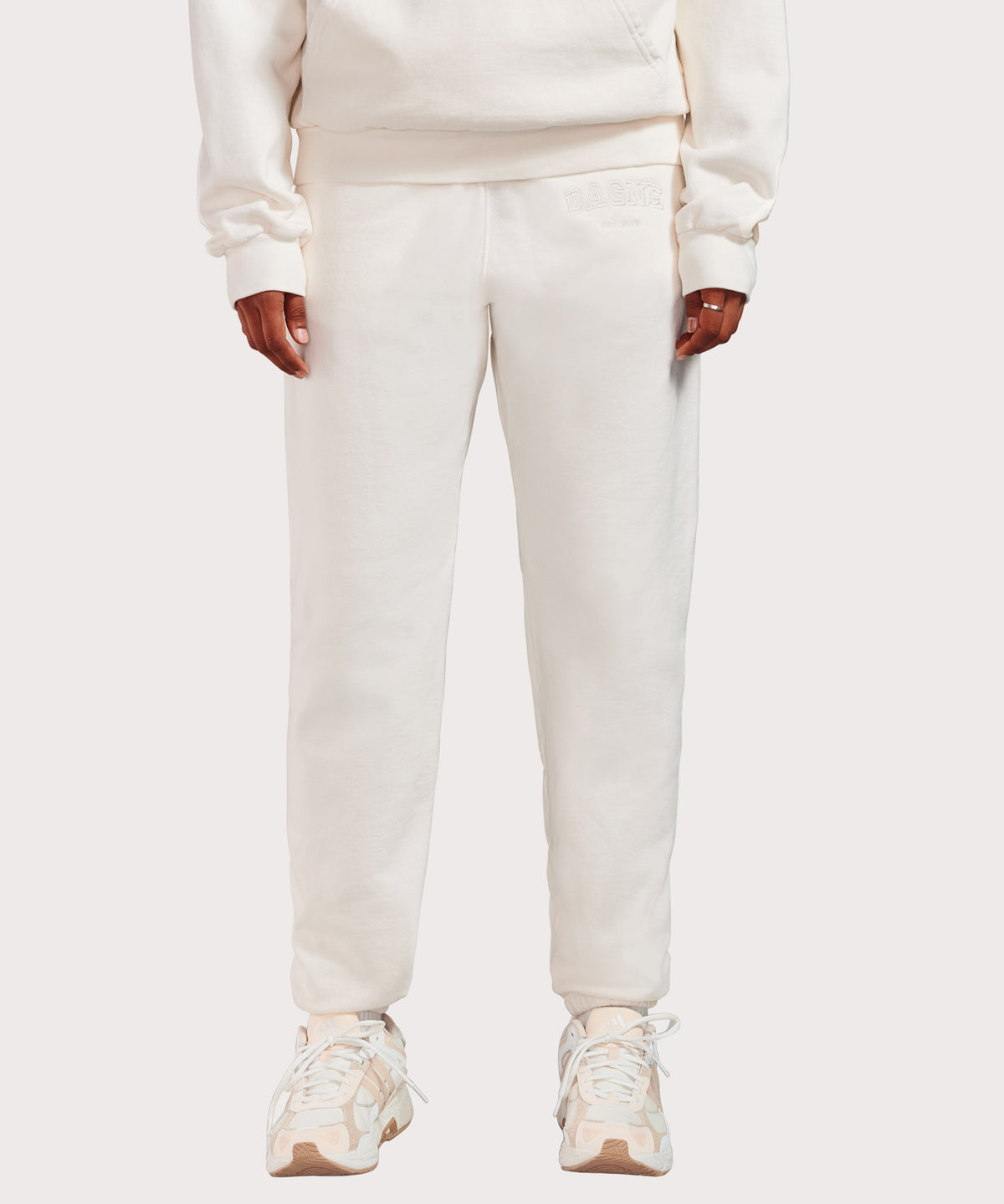Varsity Logo Sweatpants in Moonbeam. 4X - Image 10