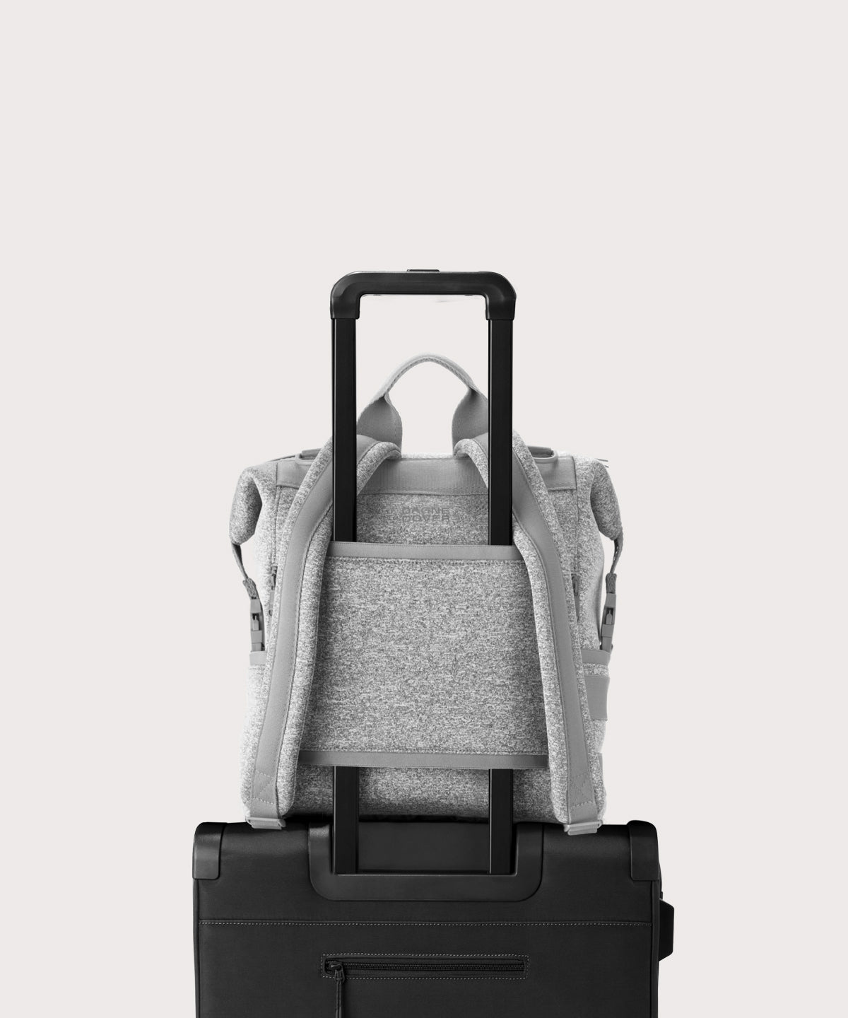 Indi Diaper Backpack in Heather Grey. Medium - Image 8