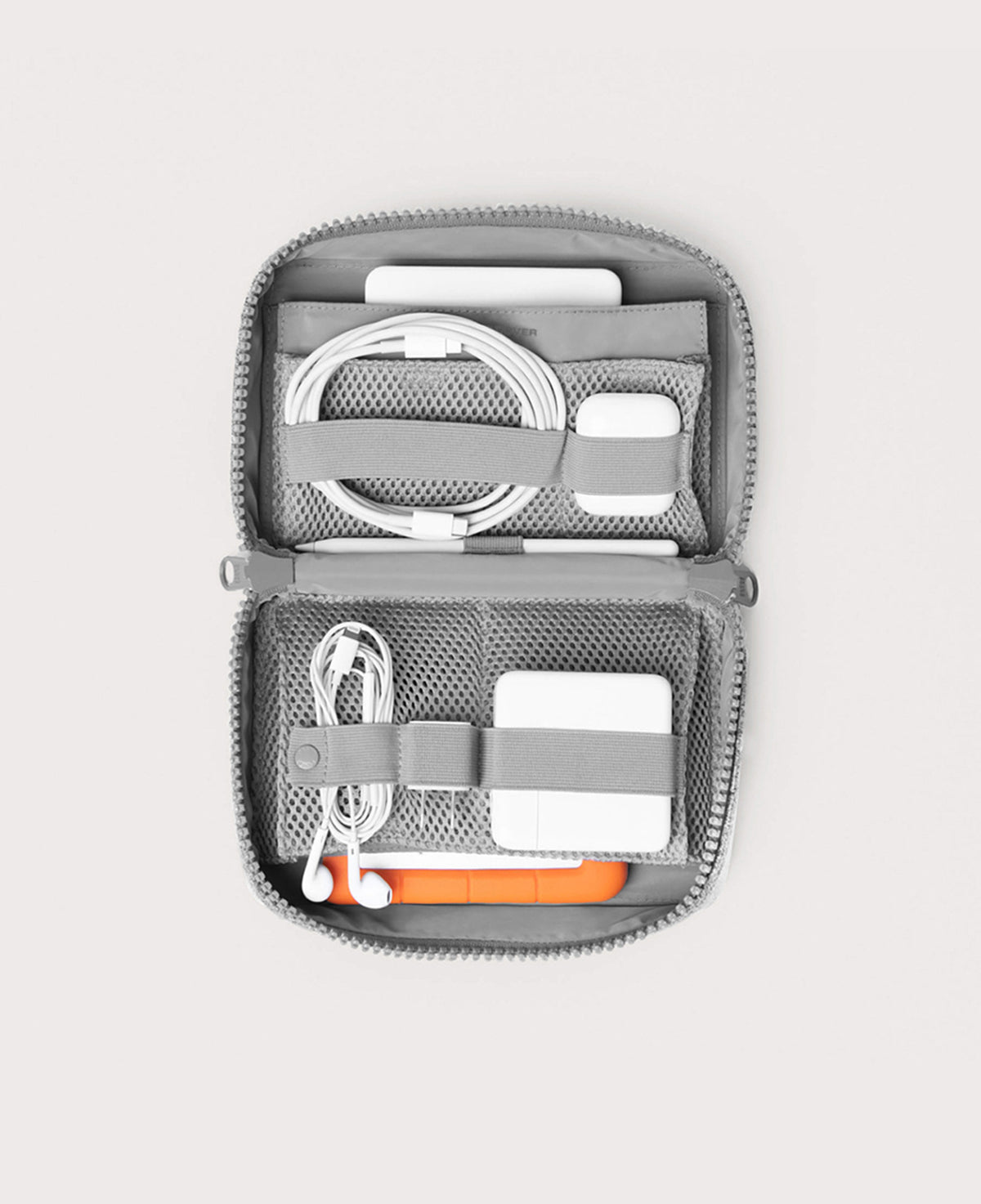 Arlo Tech Organizer in Heather Grey. Large - Image 2