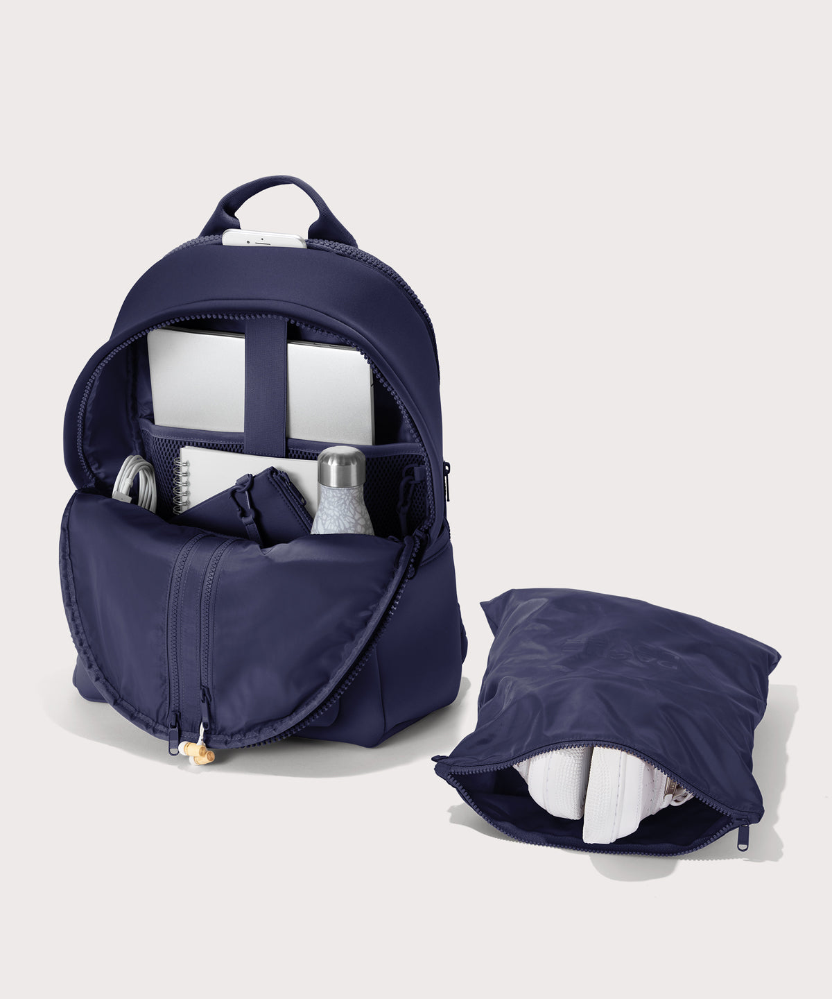 Dakota Backpack in Storm. Large - Image 2