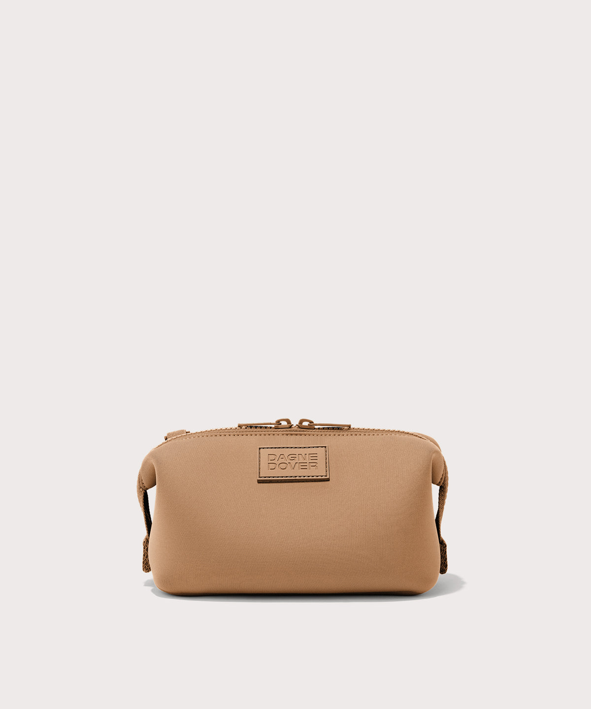 Hunter Toiletry Bag in Camel. Small