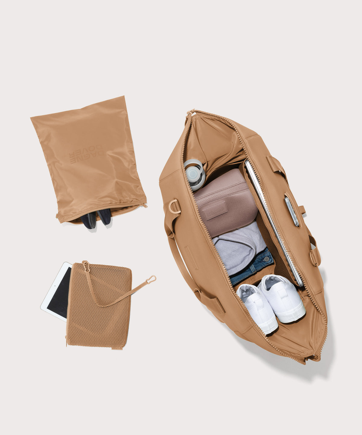 Landon Carryall in Camel. Extra Large - Image 2