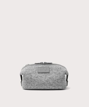Hunter Toiletry Bag in Heather Grey. Small