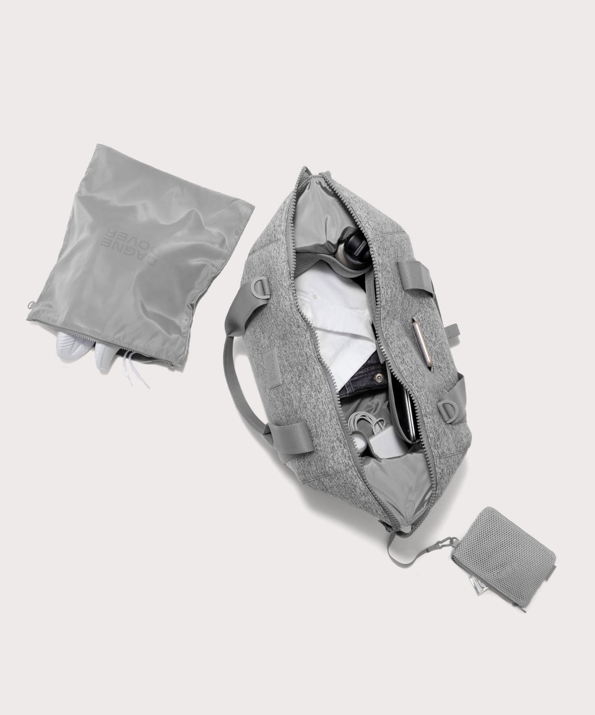 Landon Carryall in Heather Grey. Large - Image 2