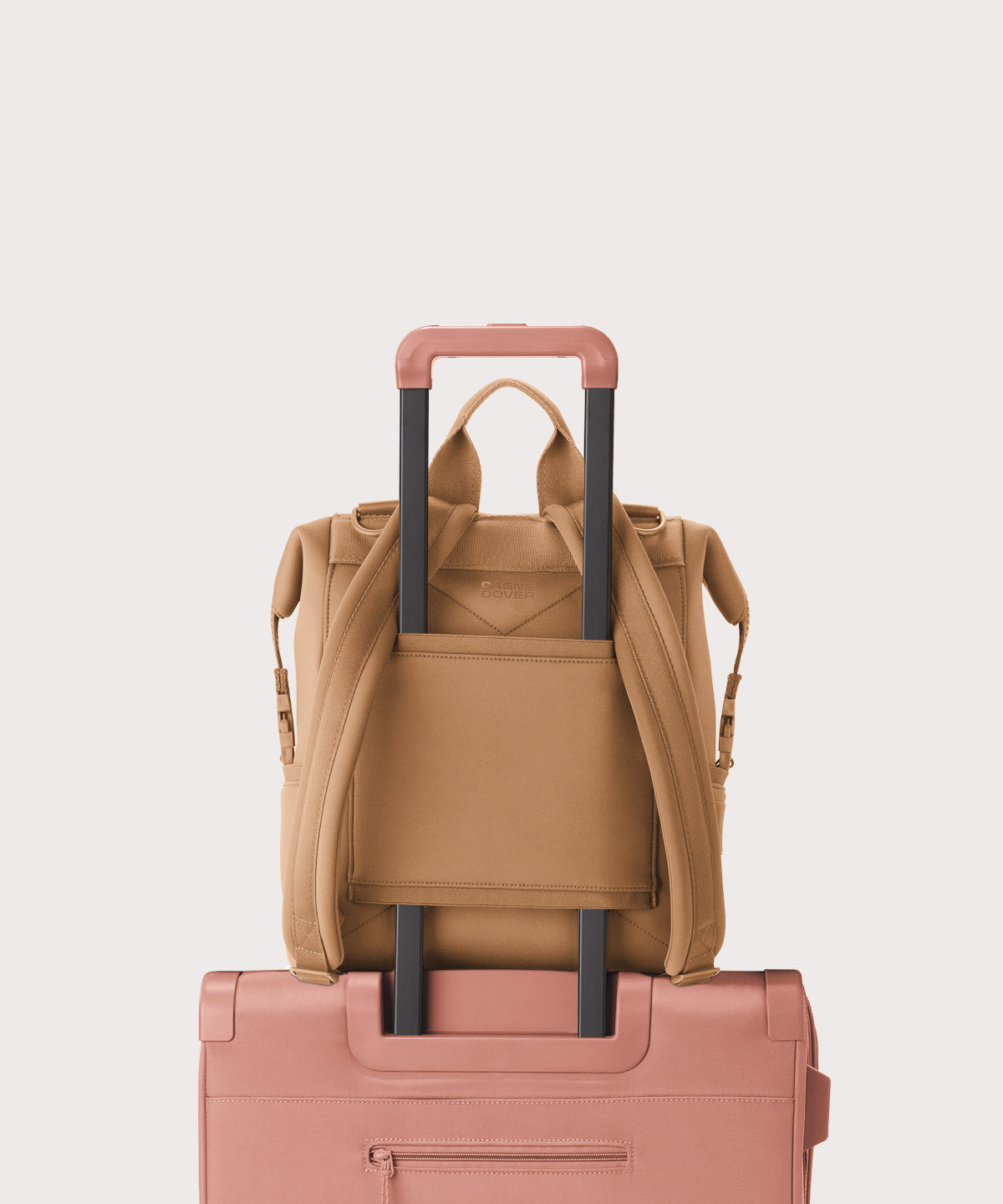 Indi Diaper Backpack in Camel. Medium - Image 8