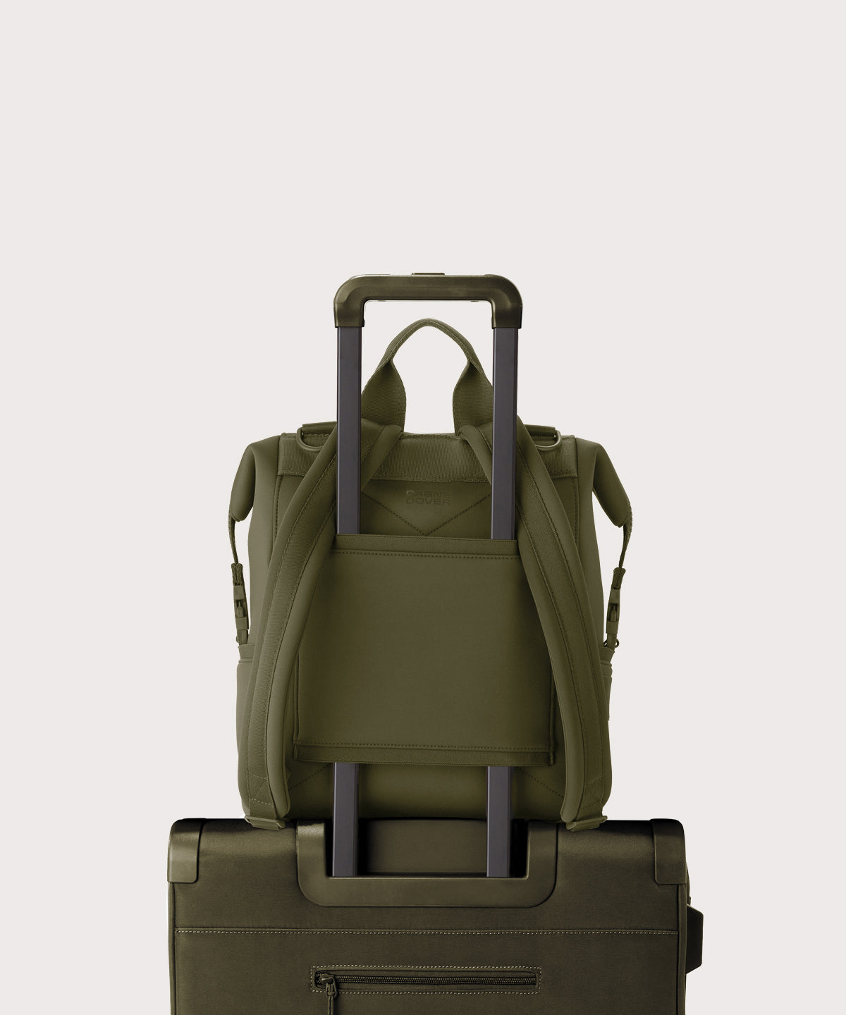 Indi Diaper Backpack in Dark Moss. Medium - Image 8