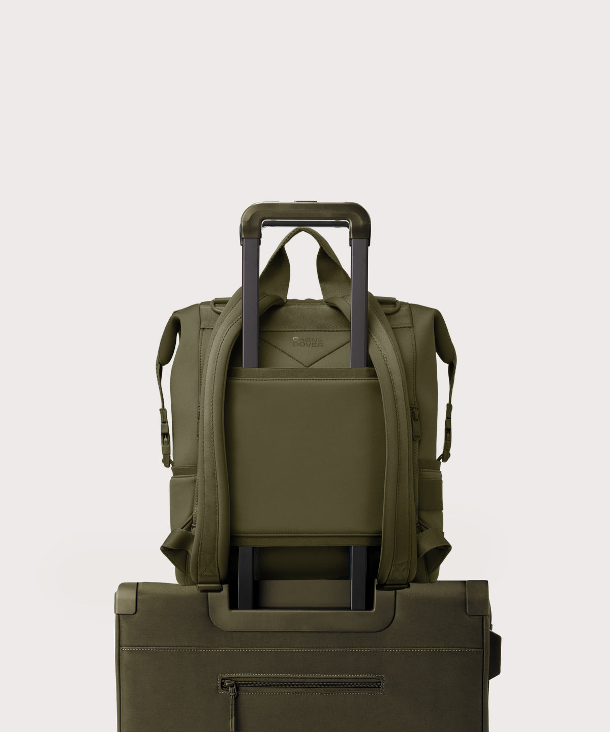 Indi Diaper Backpack in Dark Moss. Large - Image 8