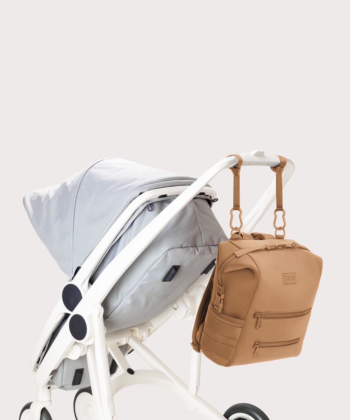 Indi Diaper Backpack in Camel. Medium - Image 7