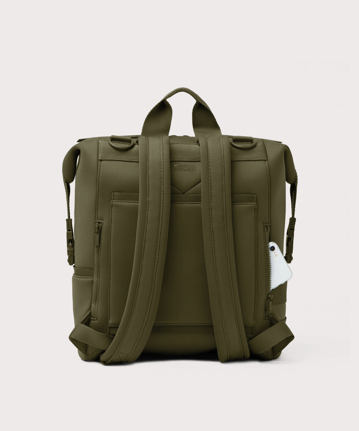 Indi Diaper Backpack in Dark Moss. Large - Image 4