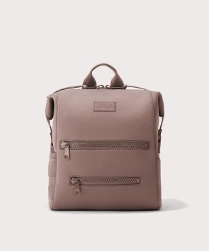 Indi Diaper Backpack in Dune. Medium