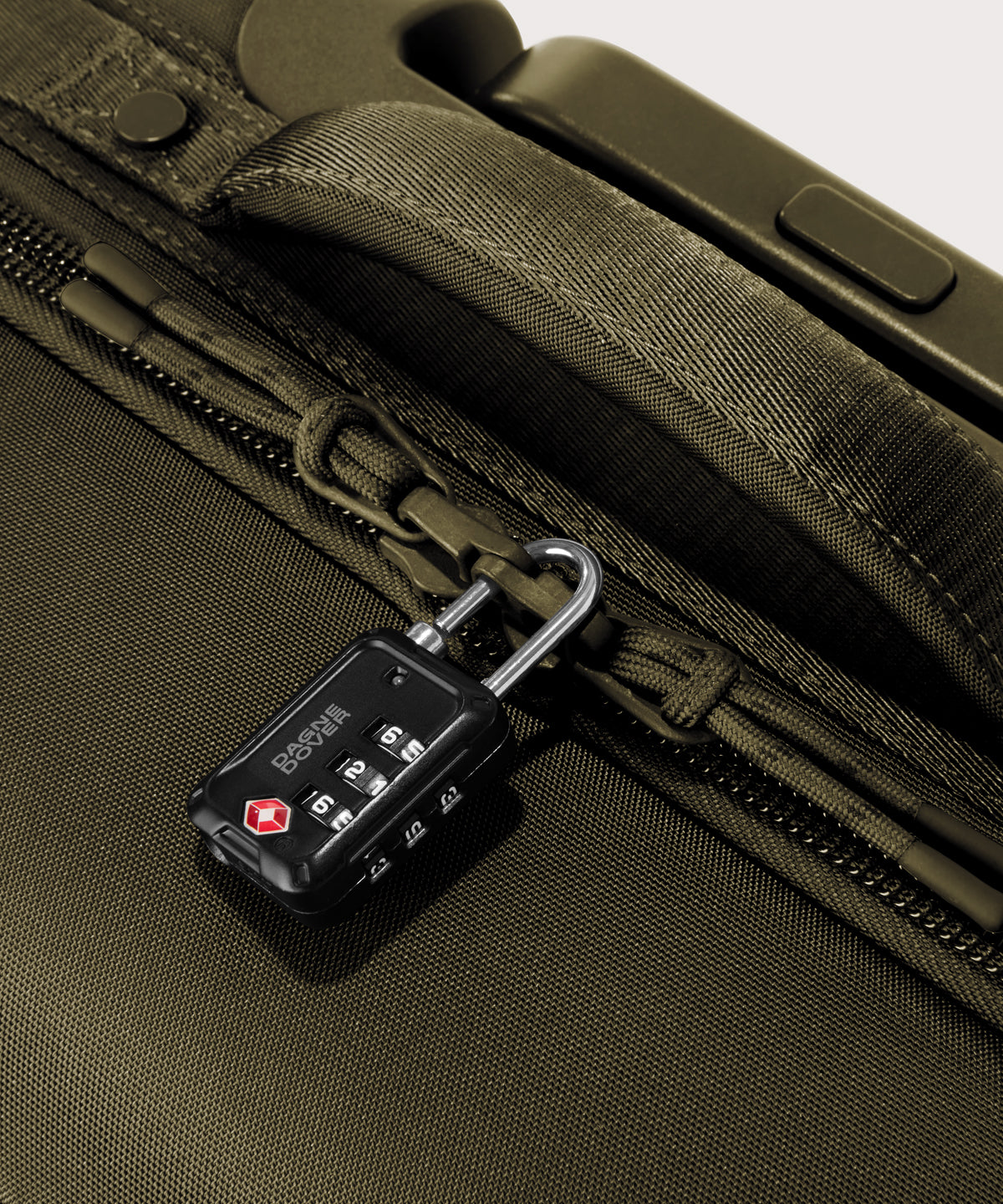 Sydney Checked Luggage in Dark Moss. Smaller - 25 inch - Image 8