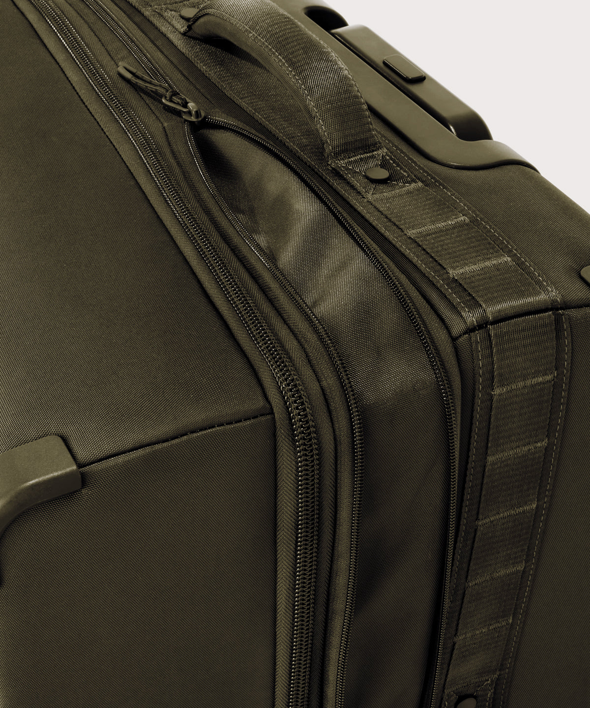 Sydney Checked Luggage in Dark Moss. Smaller - 25 inch - Image 7
