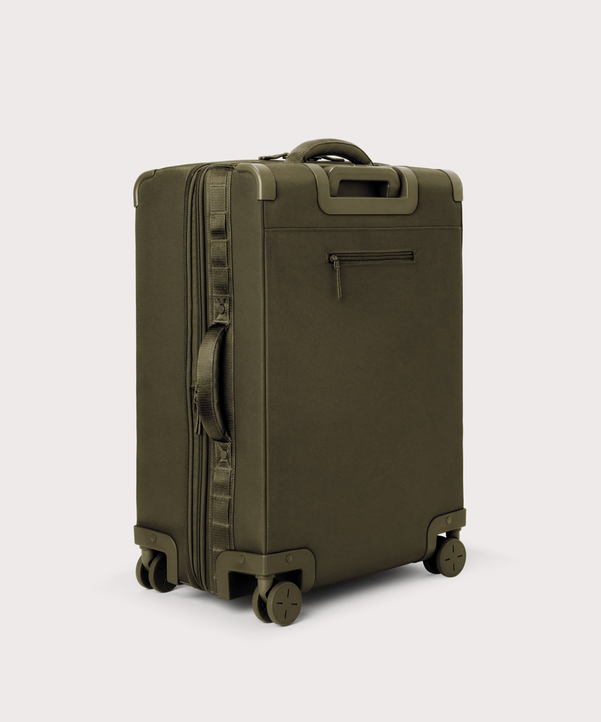 Sydney Checked Luggage in Dark Moss. Smaller - 25 inch - Image 4