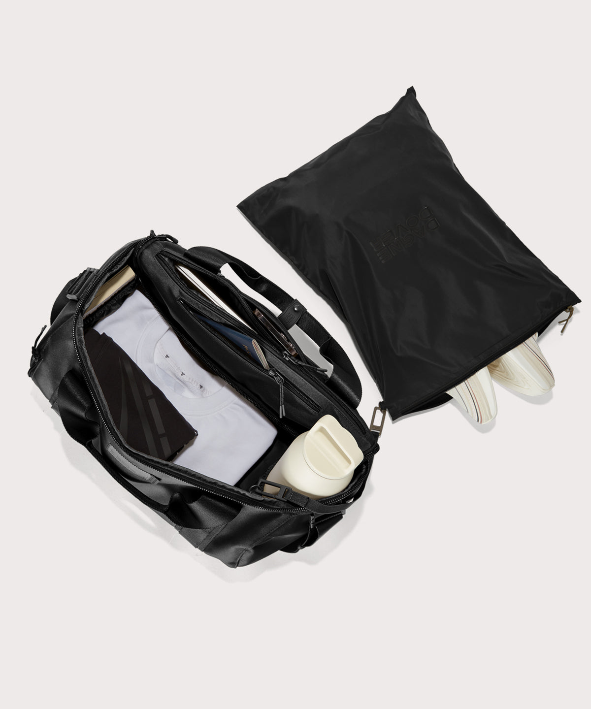 Denver Convertible Duffle in Onyx. Medium - Image 2