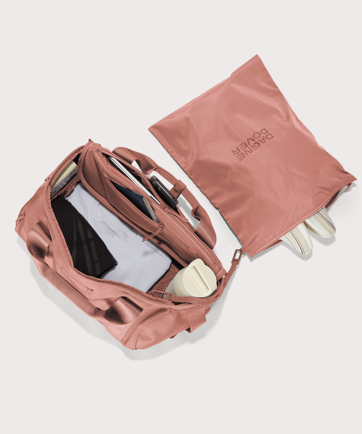 Denver Convertible Duffle in Warm Dust. Medium - Image 2