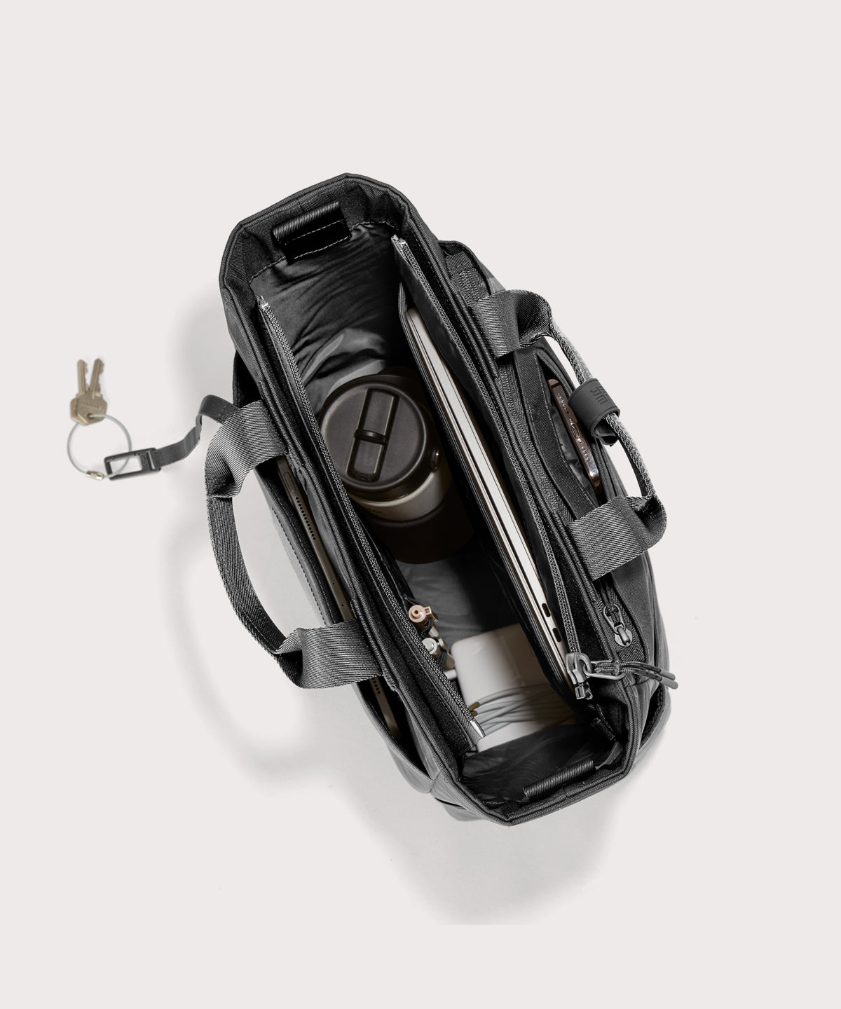 Petra Convertible Tote in Onyx - Image 2