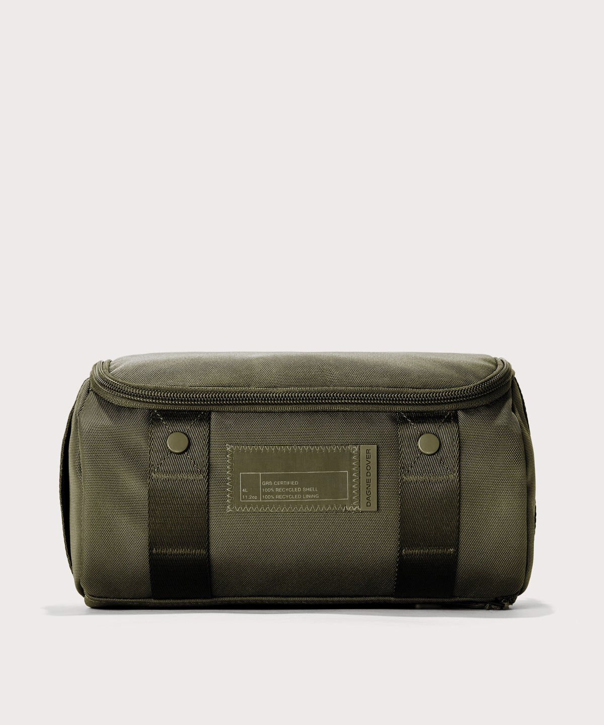 Seoul Dopp Kit in Dark Moss. Large